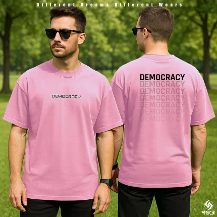 Drop Shoulder on Democracy Cream Color