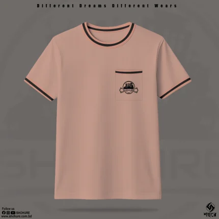 Shohure Round Neck Pocket t-shirt