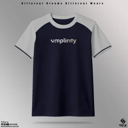 Shohure Round Neck t-shirt Contrast color