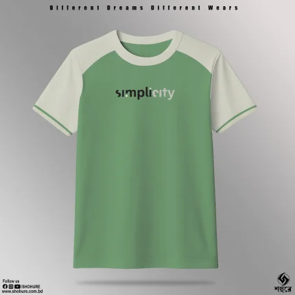 Shohure Round Neck t-shirt Contrast color