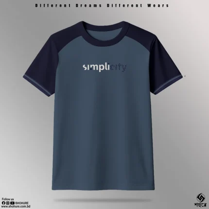 Shohure Round Neck t-shirt Contrast color