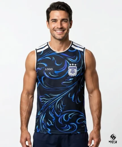 Argentina World cup Sleeveless Jersey - Away Kit