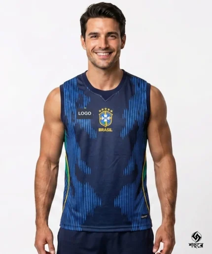 Brazil World Cup Sleeveless Jersey - Away Kit