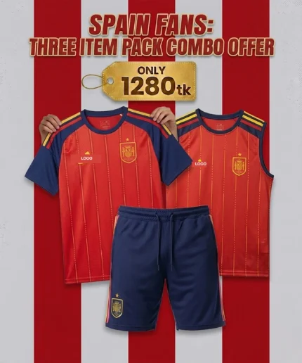 Spain World cup 2026 Combo Pack -1280tk